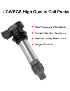 Juego de 6 Bobinas de Encendido LCWRGS para V6 Buick GMC Chevy 2