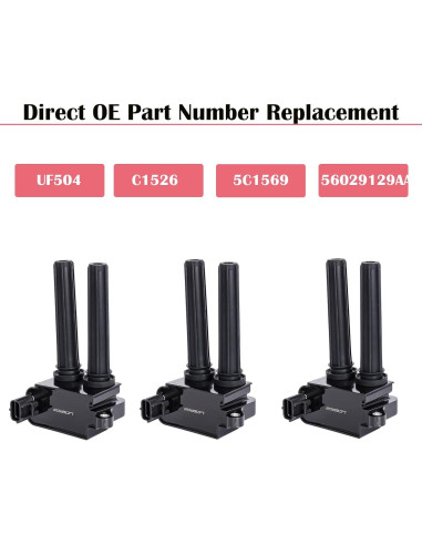 Bobinas de Encendido LCWRGS para 5.7 V8 HEMI Dodge Ram 1500 2500 3500