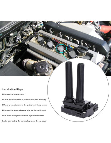Bobinas de Encendido LCWRGS para 5.7 V8 HEMI Dodge Ram 1500 2500 3500