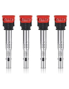 Paquete de 4 Bobinas de Encendido Marsram UF529 para Audi y VW