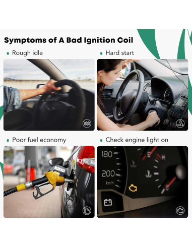 Bobinas de Encendido YHTAUTO para Ford, Lincoln, Mazda - 6 Piezas