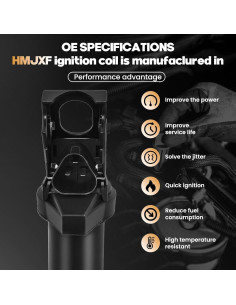 Bobina de Encendido HMJXF UF592 para BMW 1, 3, 5, 6, 7 Series 2