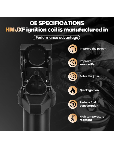 Bobina de Encendido HMJXF UF592 para BMW 1, 3, 5, 6, 7 Series