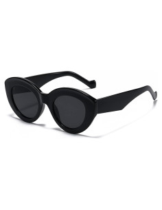 Gafas de Sol Cat Eye AIEYEZO Retro Gruesas para Mujeres