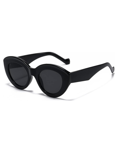 Gafas de Sol Cat Eye AIEYEZO Retro Gruesas para Mujeres