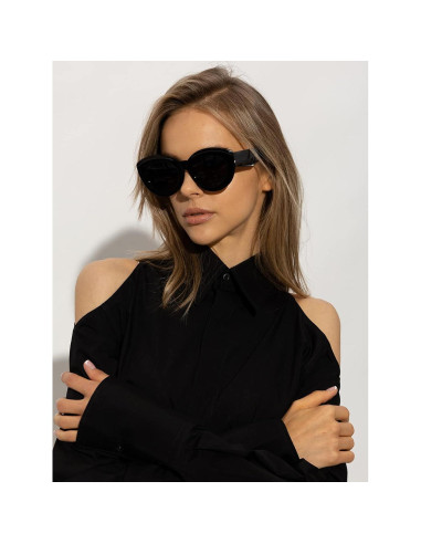 Gafas de Sol Cat Eye AIEYEZO Retro Gruesas para Mujeres