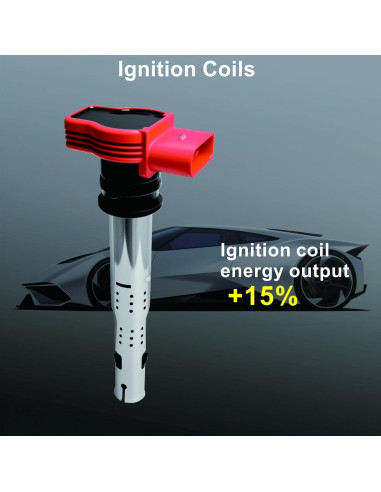Juego de 4 Bobinas de Encendido y Bujías APDLFSC UF529