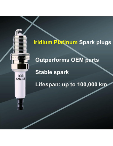 Juego de 4 Bobinas de Encendido y Bujías APDLFSC UF529