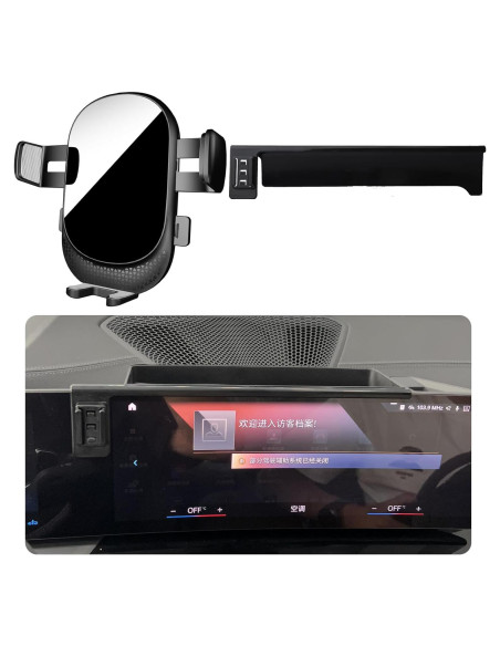 Soporte para teléfono de coche MikeHam para BMW Serie 3/4 2023-2024