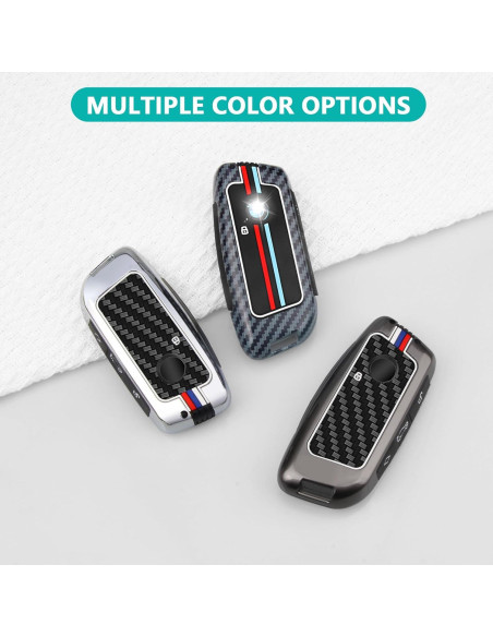 Cubierta de llavero MILD EAST para BMW 2023-2025 Gunmetal-CF