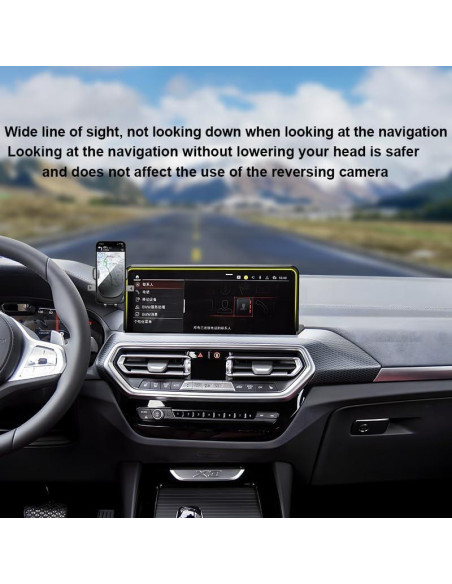 Soporte para teléfono de coche MikeHam para BMW Serie 3/4 2023-2024