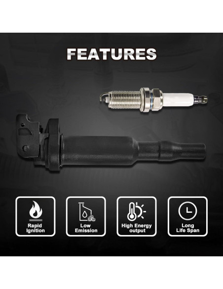 Juego de 6 Bobinas de Encendido TEMSONE para BMW 3.0L