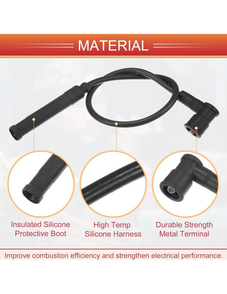 Cable de Bujía de Encendido ACROPIX 7mm para BMW E30 E36 - 5 Piezas