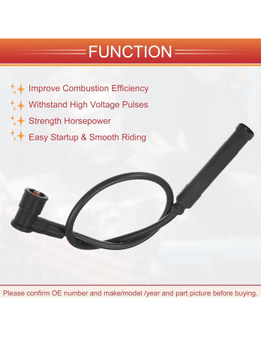 Cable de Bujía de Encendido ACROPIX 7mm para BMW E30 E36 - 5 Piezas