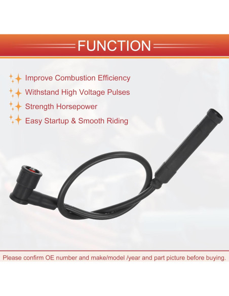 Cable de Bujía de Encendido ACROPIX 7mm para BMW E30 E36 - 5 Piezas