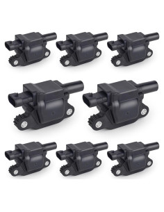 ENA Juego de 8 Bobinas de Encendido Cuadradas para Chevrolet y GMC