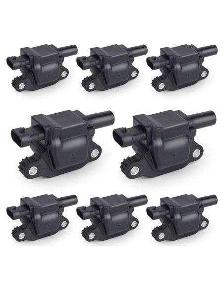 ENA Juego de 8 Bobinas de Encendido Cuadradas para Chevrolet y GMC