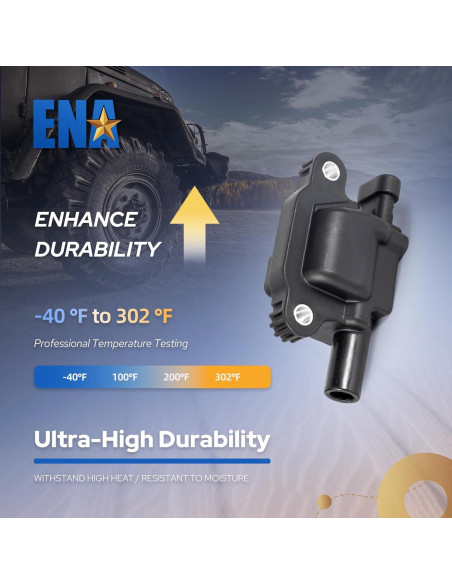 ENA Juego de 8 Bobinas de Encendido Cuadradas para Chevrolet y GMC