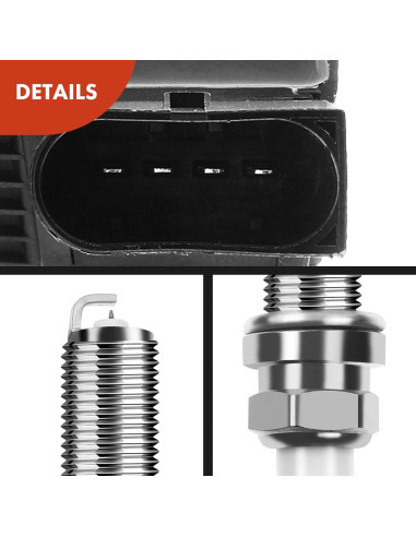 Kit A-Premium de 4 Bobinas de Encendido y Bujías Iridio VW/Audi