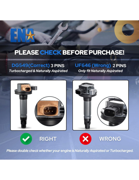 Juego de 6 Bobinas de Encendido y Bujías Iridio ENA 3.5L Ford