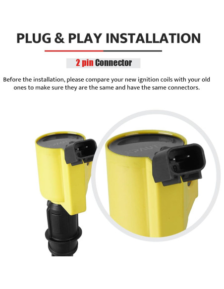 Juego de 8 Bobinas de Encendido y Bujías NPAUTO DG508