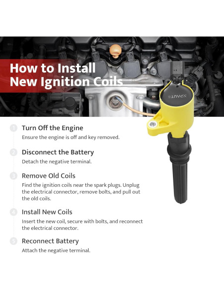 Juego de 8 Bobinas de Encendido y Bujías NPAUTO DG508