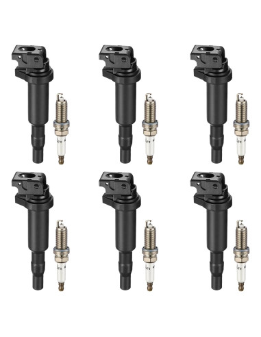 Bobinas de Encendido y Bujías BDFHYK para BMW 6 Piezas