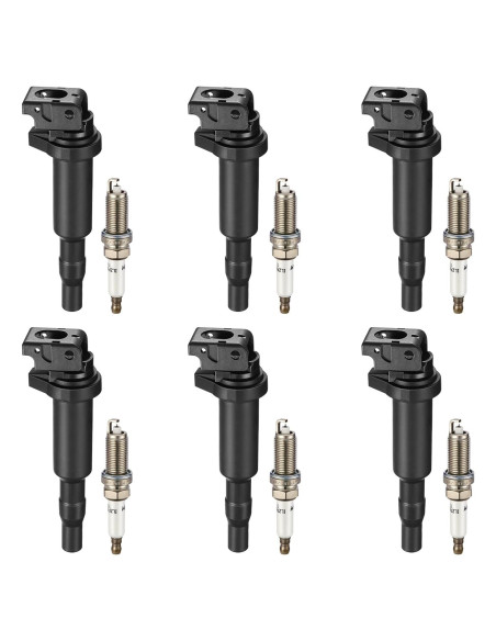 Bobinas de Encendido y Bujías BDFHYK para BMW 6 Piezas