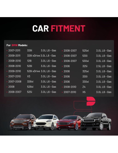 Bobinas de Encendido y Bujías BDFHYK para BMW 6 Piezas