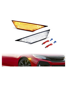Luces de Marcador LED Lateral RIDLOG para Honda Civic 2016-2021