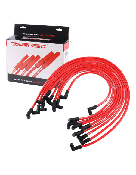 Juego de Cables de Bujía 10.5mm JDMSPEED para Chevrolet SBC/BBC