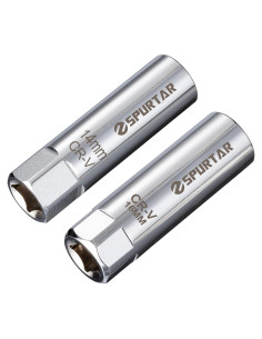 Juego de Llaves de Bujía Spurtar 14mm y 16mm Pared Delgada