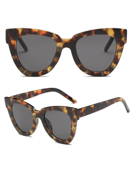 Gafas de sol ojo de gato Dulier UV400 carey y gris Gafas de sol ojo de gato Dulier UV400 carey y gris