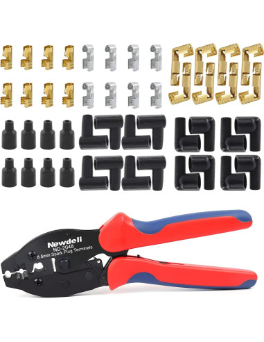 Juego de Crimpadora de Cables de Bujía Newdeli 25 Piezas