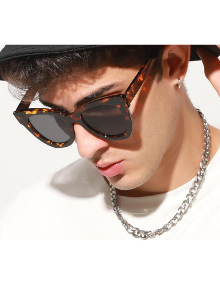 Gafas de sol ojo de gato Dulier UV400 carey y gris Gafas de sol ojo de gato Dulier UV400 carey y gris