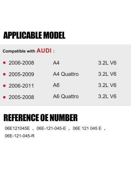 Tubería de Radiador de Refrigerante Aluminio Audi A4 A6 3.0L 3.2L