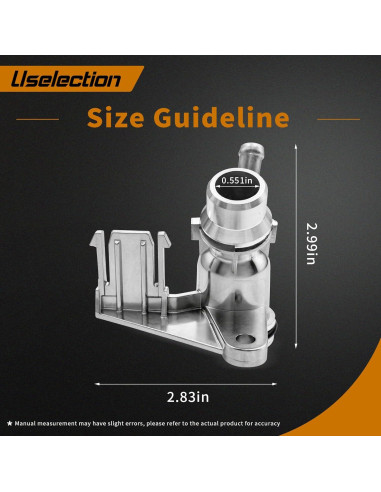 Brida de Manguera de Refrigerante Aluminio Uselection 7.99 cm