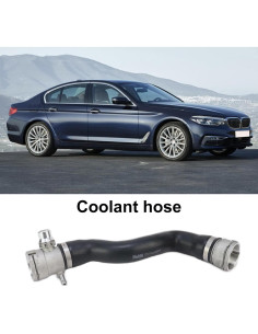 Conector de Aluminio para Manguera de Refrigerante BMW 17127619684 2