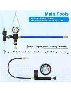 Kit de Prueba de Presión de Radiador JoyFans 33 Piezas 2