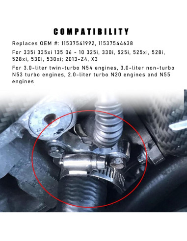 Kit de Conexión de Manguera de Agua Dickno Aluminio 4.29x5.41cm