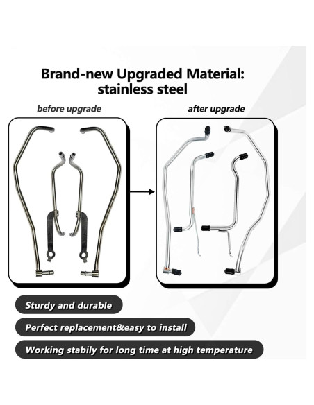 Kit de Línea de Refrigerante Turbo ZAIGANMA 926-186/187 para Ford