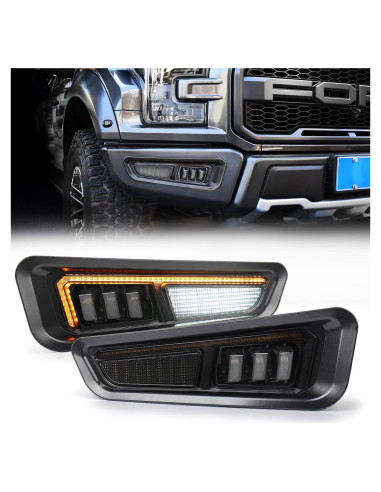 Luces de Niebla LED MOVOTOR para Ford F150 Raptor 2017-2020