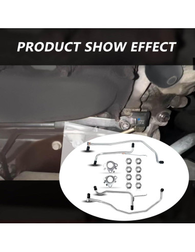 Kit de Línea de Refrigerante Turbo ZAIGANMA 926-186/187 para Ford