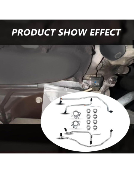 Kit de Línea de Refrigerante Turbo ZAIGANMA 926-186/187 para Ford