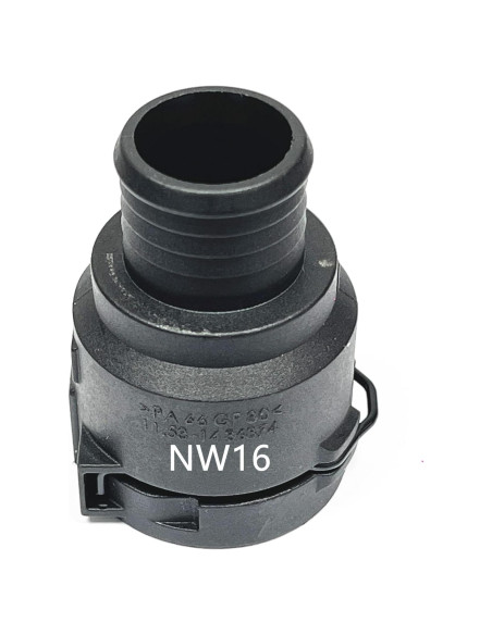 Adaptador de Conector de Manguera de Refrigerante FEEDUN NW16 para BMW