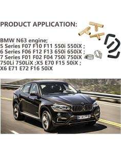 Kit de Reparación Manguera Refrigerante Turbo REAXOAL 06-009-50005 2