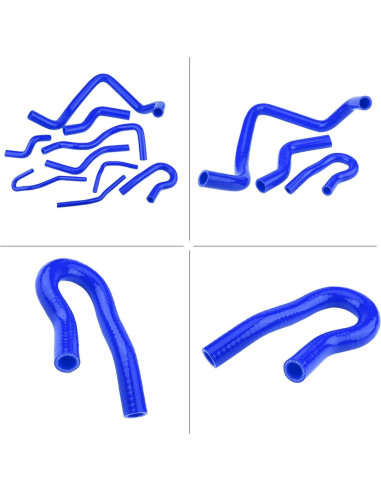 Kit de Mangueras de Radiador de Silicona 9 Piezas Keenso D15 D16