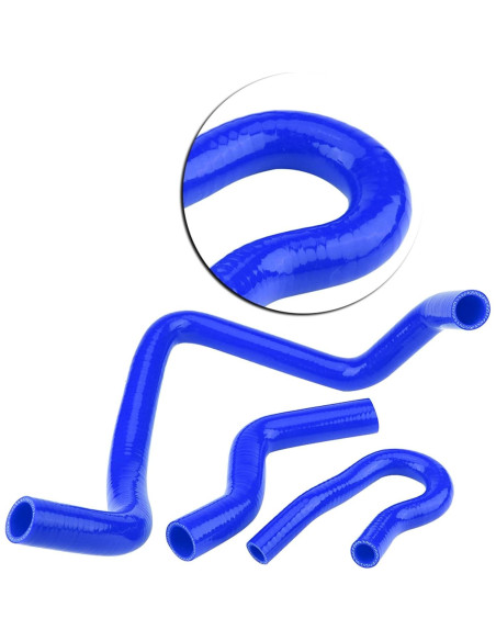 Kit de Mangueras de Radiador de Silicona 9 Piezas Keenso D15 D16