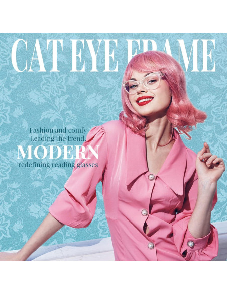 Gafas de Lectura Gaoye Estilo Gato 5 Paquetes Mujeres Anti-Luz Azul
