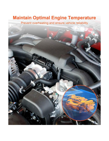 Entrada de Refrigerante de Motor Aluminio Jaloparts para VW/Audi